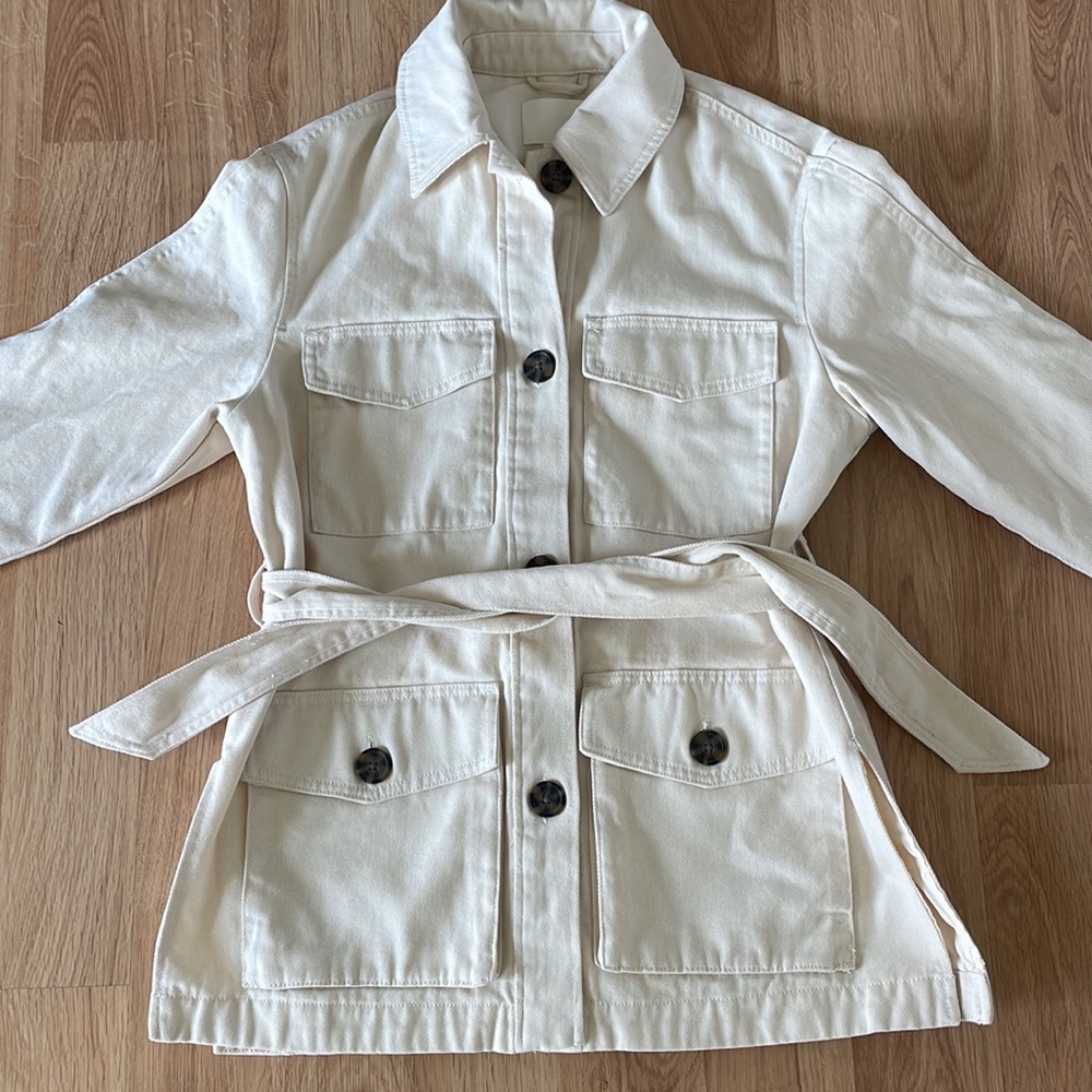 H&M Women’s Tie-Belt Cargo Jacket